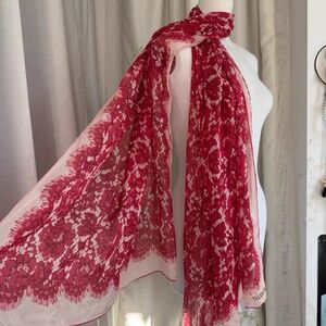 Valentino Floral Silk Scarf